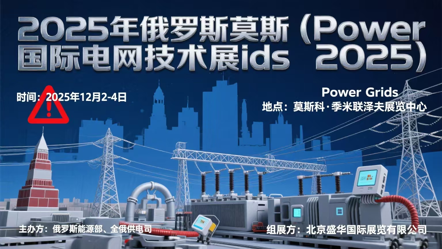 2025俄罗斯莫斯科电网技术展：点亮极寒之地的能源未来